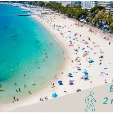 1 Cosy - 4 Min Du Palais - Wi-fi - Climatise Apartmán Cannes